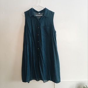 Old Navy Chambray Swing Dress